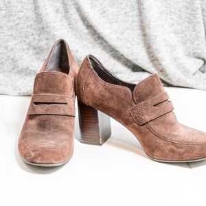 Women's "Born" Suede Heel Shoes - Like new condition